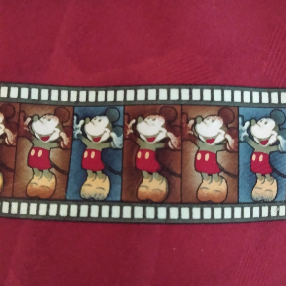 Vintage Mickey & Co Disney Mickey Mouse Film Themed Necktie 100% Polyester Tie - Picture 3 of 8